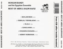 Load image into Gallery viewer, Hossam Ramzy And His Egyptian Ensemble* : Best Of Abdul Halim Hafiz (CD, Album)
