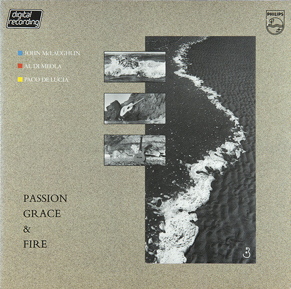 John McLaughlin - Al Di Meola - Paco De Lucía : Passion, Grace & Fire (LP, Album)