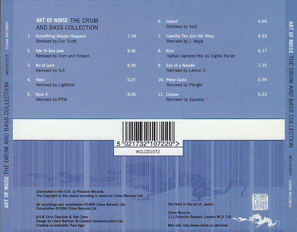 ART of NOISE 4枚組CD THE ART OF NOISE ONLINE www.theartofnoiseonline.com