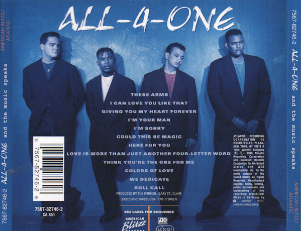 Buy All-4-One : And The Music Speaks (CD, Album) Online for a
