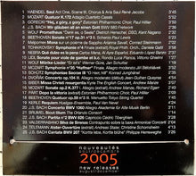 Load image into Gallery viewer, Various : Nouveautés Harmonia Mundi Août/Décembre 2005 - August/December New Releases (CD, Comp, Promo, Smplr)
