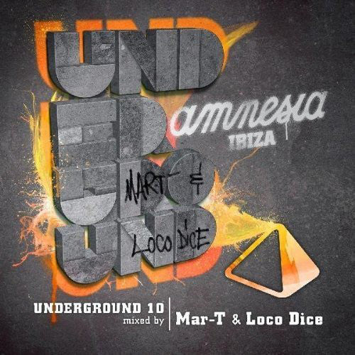 Mar-T & Loco Dice : Amnesia Ibiza Underground 10 (2xCD, Mixed)