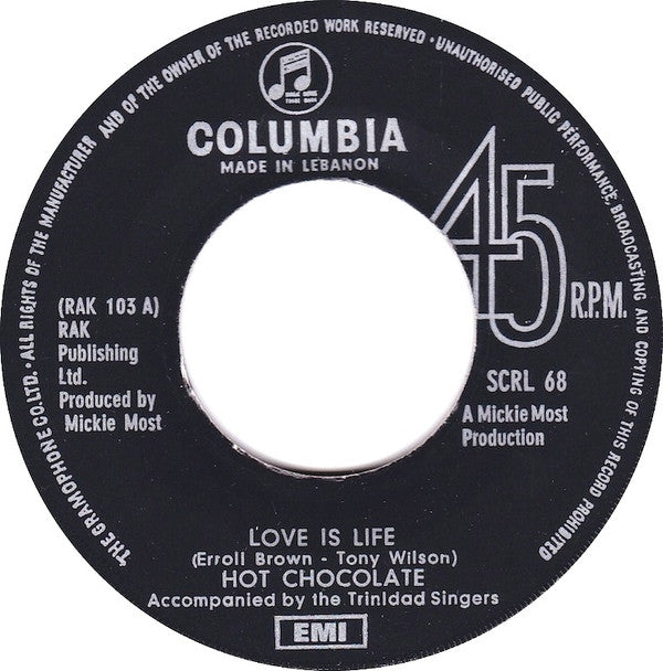 Hot Chocolate : Love Is Life (7