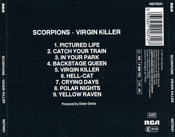 Buy Scorpions : Virgin Killer (CD, Album, RE, RP) Online for a