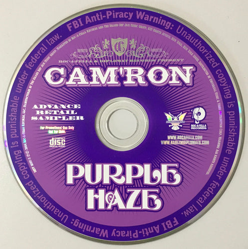 Cam'ron : Purple Haze (Advance Retail Sampler) (CD, Promo, Smplr)