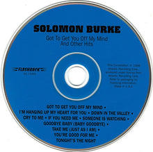 Load image into Gallery viewer, Solomon Burke : Got To Get You Off My Mind (CD, Comp)
