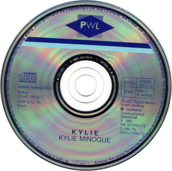 Buy Kylie Minogue : Kylie (CD, Album) Online for a great price – Disc ...