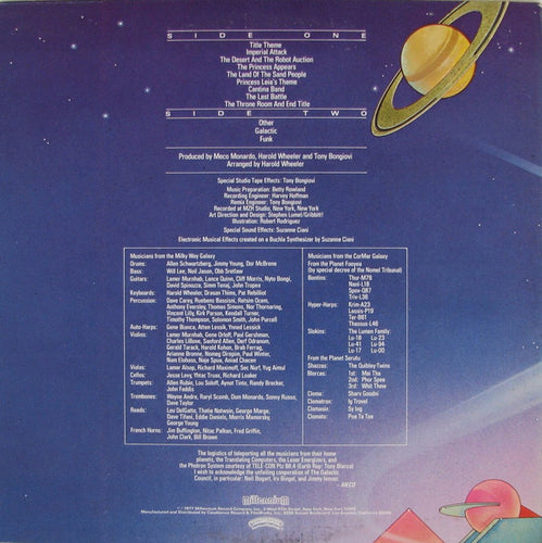 Meco Monardo : Music Inspired By Star Wars And Other Galactic Funk (LP, Album, San)