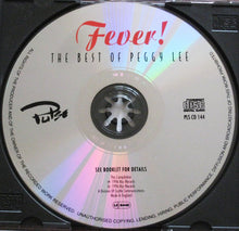 Load image into Gallery viewer, Peggy Lee : Fever! (The Best Of Peggy Lee) (CD, Album, Comp)
