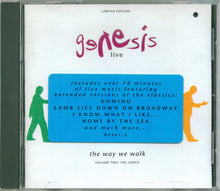 Load image into Gallery viewer, Genesis : Live / The Way We Walk (Volume Two: The Longs) (CD, Album, Ltd)
