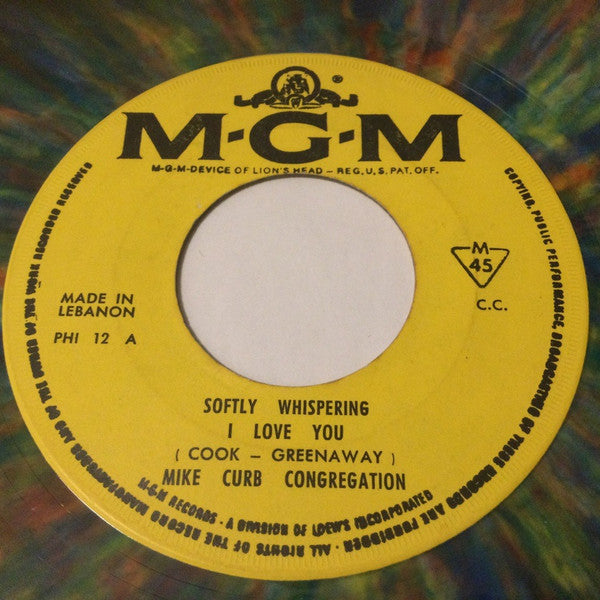 The Mike Curb Congregation* : Softly Whispering I Love You / Burning Bridges (7