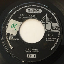 Load image into Gallery viewer, Joe Cocker with Leon Russell &amp; The Shelter People : The Letter  (7&quot;, Single)
