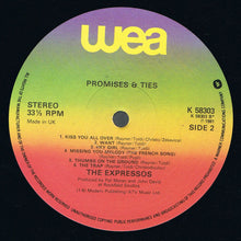 Load image into Gallery viewer, Expressos* : Promises And Ties (LP, Album)
