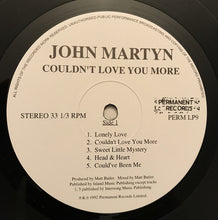 Load image into Gallery viewer, John Martyn : Couldn't Love You More (LP, Album)
