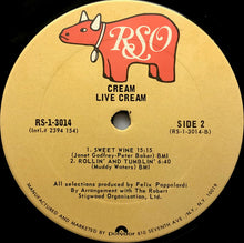 Load image into Gallery viewer, Cream (2) : Live Cream (LP, Album, RE)

