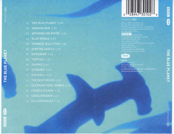 【中古】［CD］Blue Planet Buy George Fenton : The Blue Planet (CD, Album) Online for a great