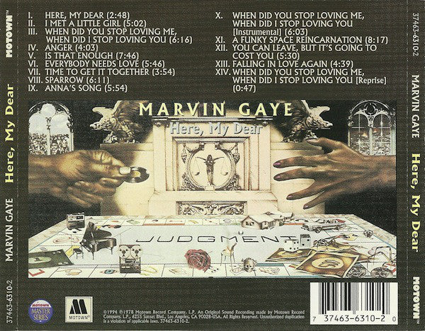 Buy Marvin Gaye : Here, My Dear (CD, Album, RE, RM) Online for a