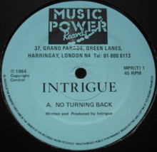 Load image into Gallery viewer, Intrigue (3) : No Turning Back / Call Of The Heart (12&quot;, Tur)
