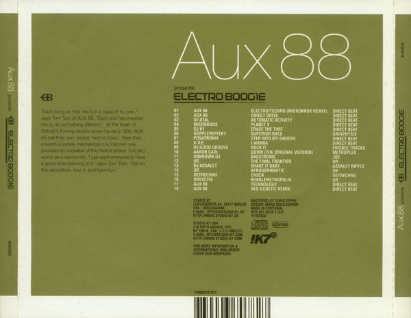 Buy Aux 88 : Electro Boogie (CD, Mixed) Online for a great price
