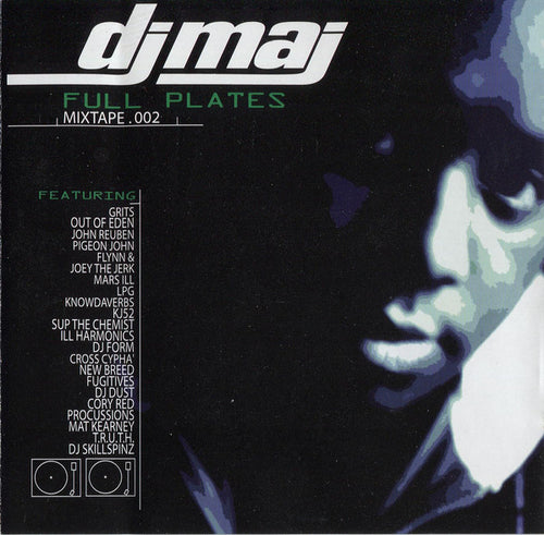 DJ Maj : Full Plates - Mixtape.002 (CD, Comp, Mixed, Mix)
