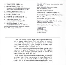 Load image into Gallery viewer, Roland Kirk With Jack McDuff* : Kirk's Work (CD, Album, RE, RM)

