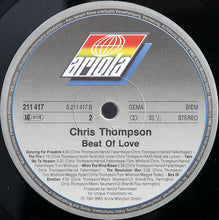 Load image into Gallery viewer, Chris Thompson : Beat Of Love (LP, Album)
