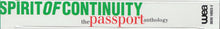 Load image into Gallery viewer, Passport (2) : Spirit Of Continuity - The Passport Anthology (2xCD, Comp, RM)
