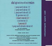 Load image into Gallery viewer, Sin With Sebastian : Shut Up (And Sleep With Me) (Remixes) (CD, Maxi)
