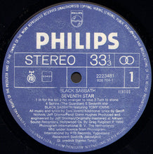 Load image into Gallery viewer, Black Sabbath Featuring Tony Iommi : Seventh Star (LP, Album)
