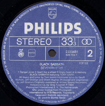 Load image into Gallery viewer, Black Sabbath Featuring Tony Iommi : Seventh Star (LP, Album)

