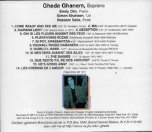 Load image into Gallery viewer, Ghada Ghanem* : &quot;Come Ready And See Me.. (CD, Album)
