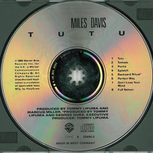 Load image into Gallery viewer, Miles Davis : Tutu (CD, Album)
