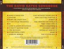 Load image into Gallery viewer, David Gates : The David Gates Songbook (A Lifetime Of Music) (CD, Comp)
