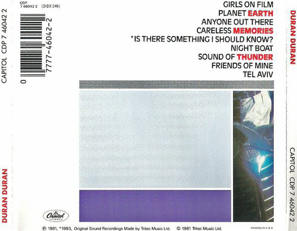 Buy Duran Duran : Duran Duran (CD, Album, RE, RP) Online for a