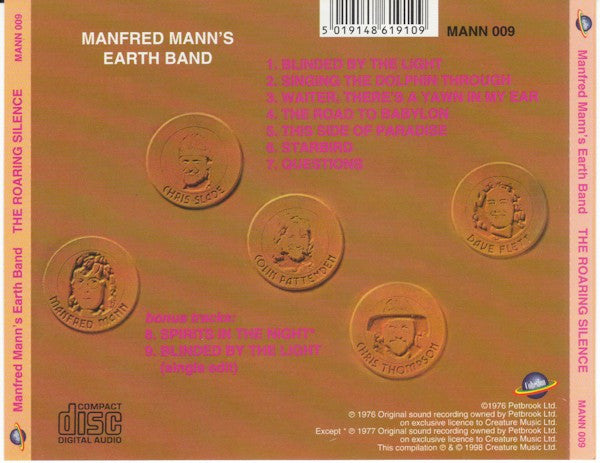 Buy Manfred Mann's Earth Band : The Roaring Silence (CD, Album, RE