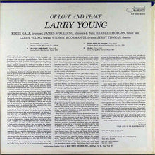 Load image into Gallery viewer, Larry Young : Of Love And Peace (LP, Album, Mono)
