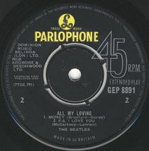 Load image into Gallery viewer, The Beatles : All My Loving (7", EP, 1st)
