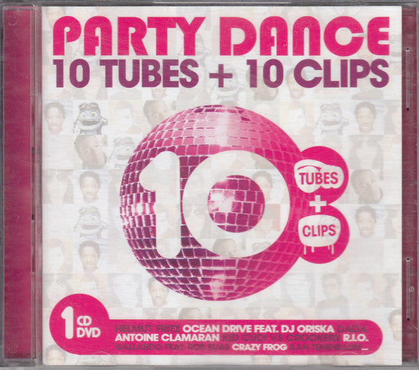 Various - Party Dance 10 Tubes + 10 Clips (CD, Comp + DVD-V, Comp, PAL)