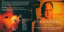 Load image into Gallery viewer, Nusrat Fateh Ali Khan : Swan Song (2xCD)
