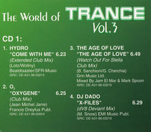 Load image into Gallery viewer, Various : The World Of Trance Vol. 3 (2xCD, Comp)
