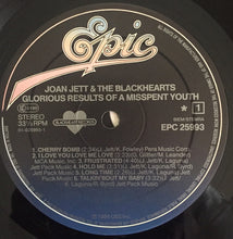 Load image into Gallery viewer, Joan Jett And The Blackhearts* : Glorious Results Of A Misspent Youth (LP, Album)
