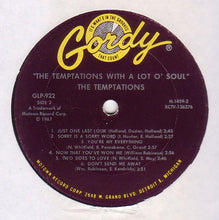 Load image into Gallery viewer, The Temptations : With A Lot O' Soul (LP, Album, Mono, Pit)
