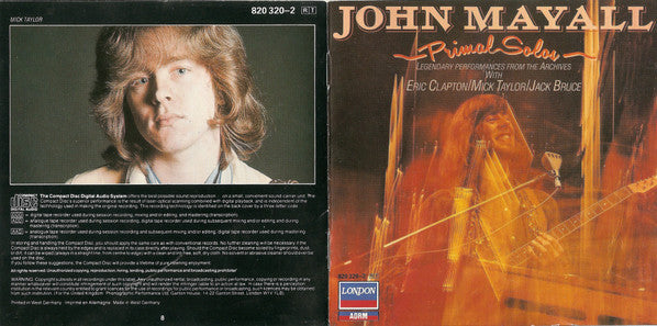 Buy John Mayall : Primal Solos (CD, Album, RE, RM) Online for a