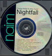 Load image into Gallery viewer, Charlie Haden &amp; John Taylor (2) : Nightfall (CD, Album)
