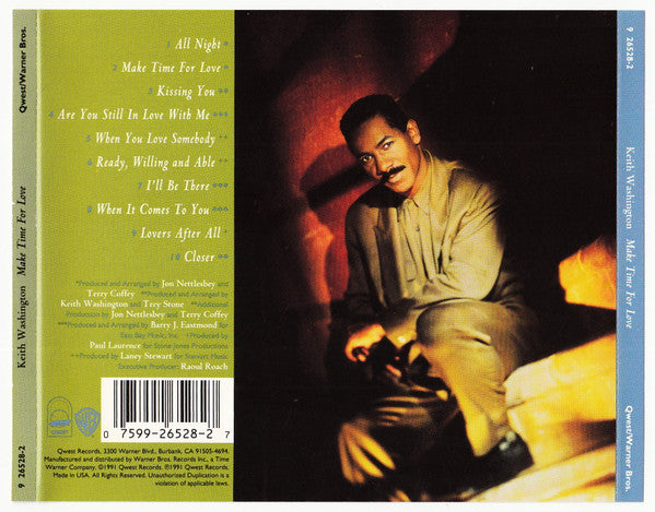 Buy Keith Washington : Make Time For Love (CD, Album) Online for a