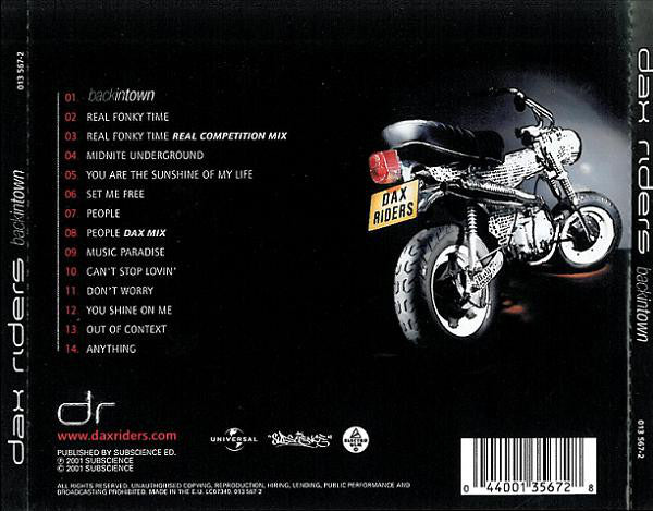 Buy Dax Riders : Back In Town (CD, Album) Online for a great price
