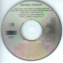 Load image into Gallery viewer, Michael Jackson : They Don&#39;t Care About Us / Beat It (CD, Single, CD2)
