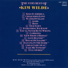 Load image into Gallery viewer, Kim Wilde : The Very Best Of (CD, Comp, RE, RM)
