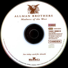 Load image into Gallery viewer, Allman Brothers* : Madness Of The West (CD, Album, Comp, RE)
