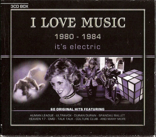 Various : I Love Music 1980 - 1984 (It's Electric) (Box + 3xCD, Comp)